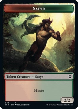 Image for Satyr // Beast Double-Sided Token (46 // 38) - Magic: The Gathering