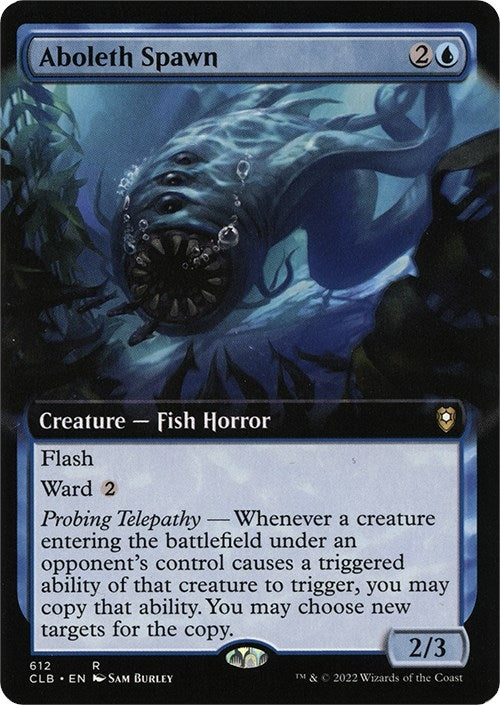 Image for Aboleth Spawn (Extended Art) (612) (CLB) - Magic: The Gathering