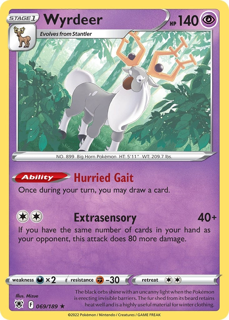 Image for Wyrdeer (069/189) (PR) - Pokemon