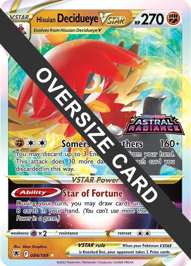 Image for Hisuian Decidueye VSTAR (084/189) (PR) - Pokemon