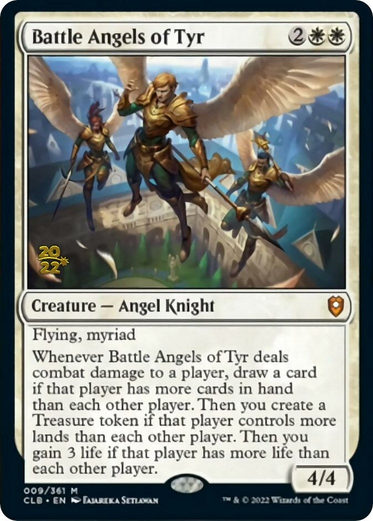 Image for Battle Angels of Tyr (9) - Magic: The Gathering