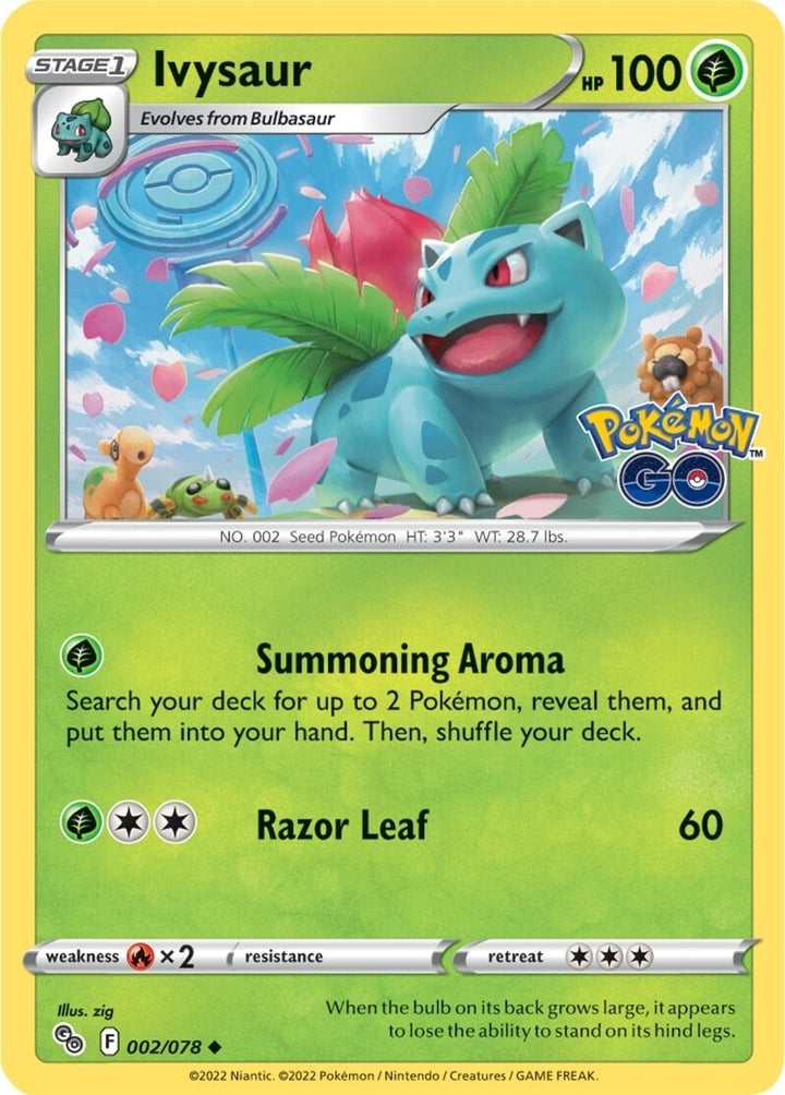 Image for Ivysaur (002/078) (PGO) - Pokemon