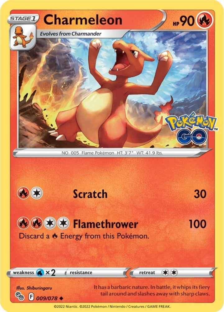 Image for Charmeleon (009/078) (PGO) - Pokemon