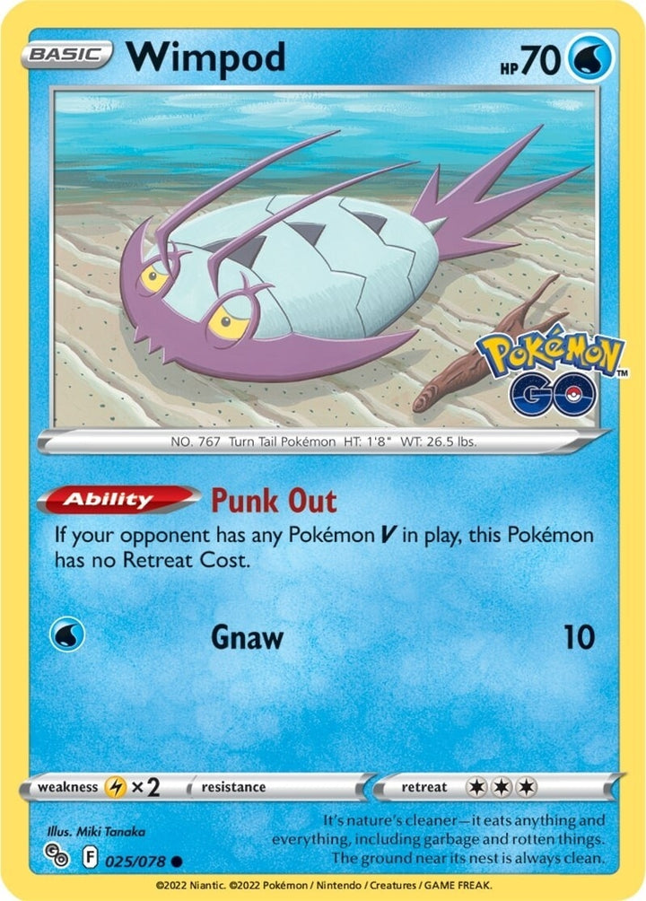 Image for Wimpod (025/078) (PGO) - Pokemon