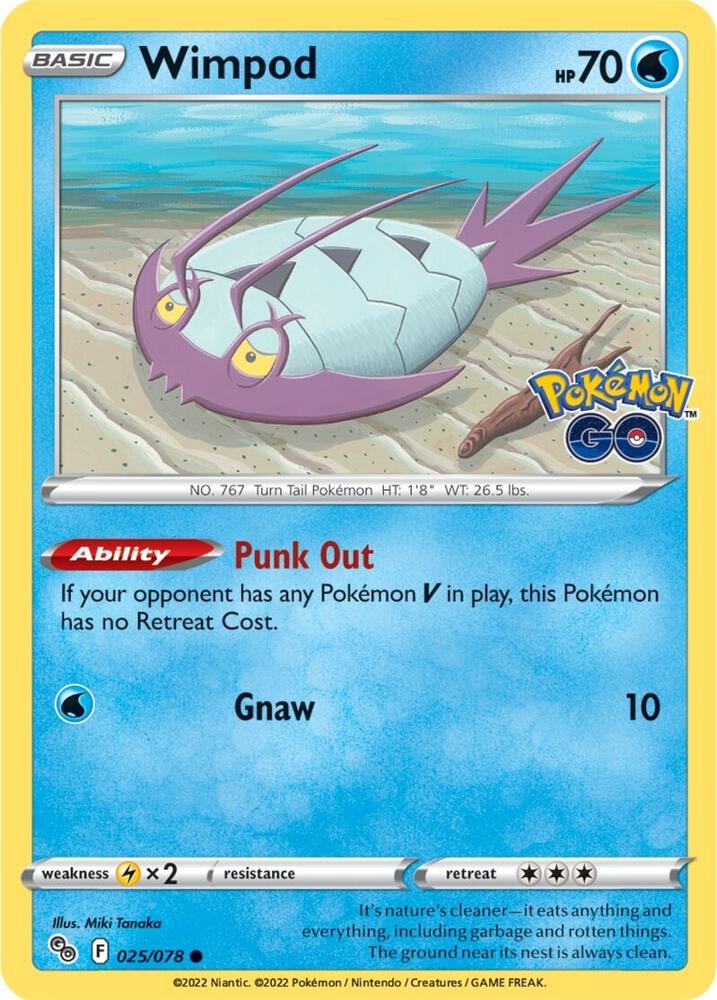 Image for Wimpod (025/078) (PGO) - Pokemon