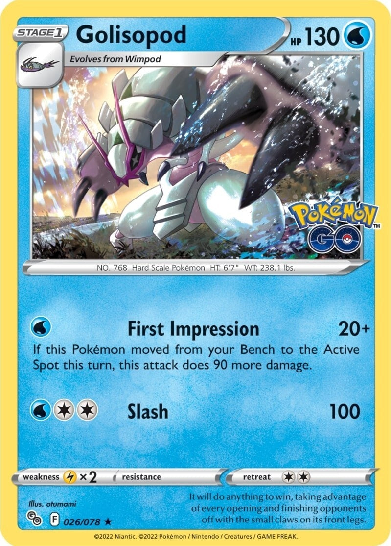 Image for Golisopod (026/078) (PGO) - Pokemon