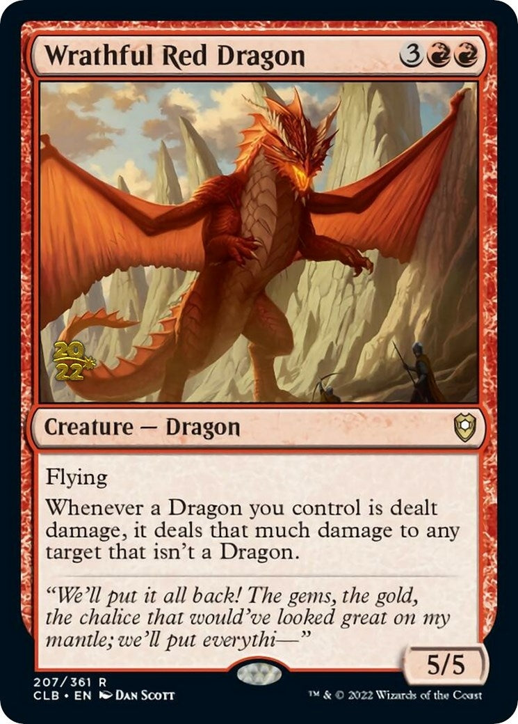 Image for Wrathful Red Dragon (207) - Magic: The Gathering