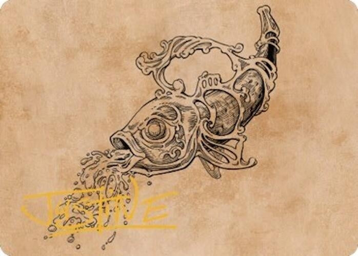 Image for Decanter of Endless Water Art Card (Gold-Stamped Signature) (79) (ASCLB) - Magic: The Gathering