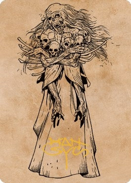 Image for Myrkul, Lord of Bones Art Card (73/81) (Gold-Stamped Signature) (73) (ASCLB) - Magic: The Gathering