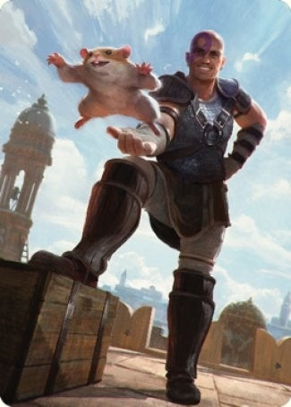 Image for Minsc & Boo, Timeless Heroes Art Card (72/81) (72) (ASCLB) - Magic: The Gathering