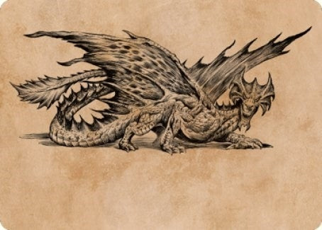 Image for Ancient Brass Dragon Art Card (49/81) (49) (ASCLB) - Magic: The Gathering