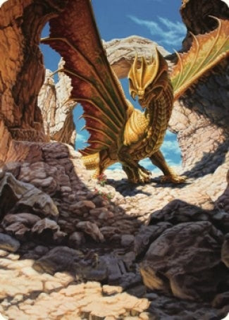 Image for Ancient Brass Dragon Art Card (2/81) (2) (ASCLB) - Magic: The Gathering