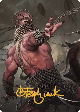 Image for Chain Devil Art Card (Gold-Stamped Signature) (8) (ASCLB) - Magic: The Gathering
