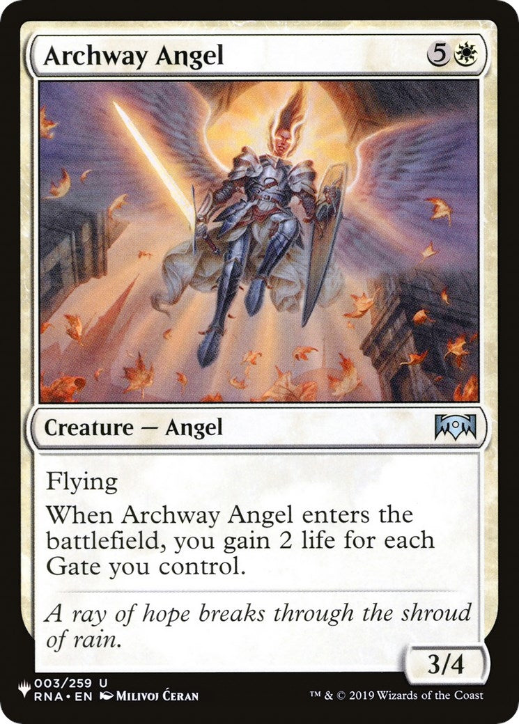 Image for Archway Angel (003/259) (LIST) - Magic: The Gathering