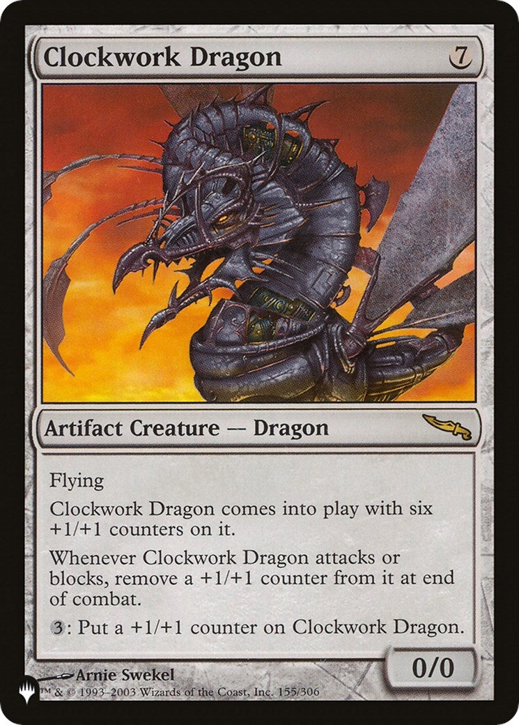 Image for Clockwork Dragon (155/306) (LIST) - Magic: The Gathering
