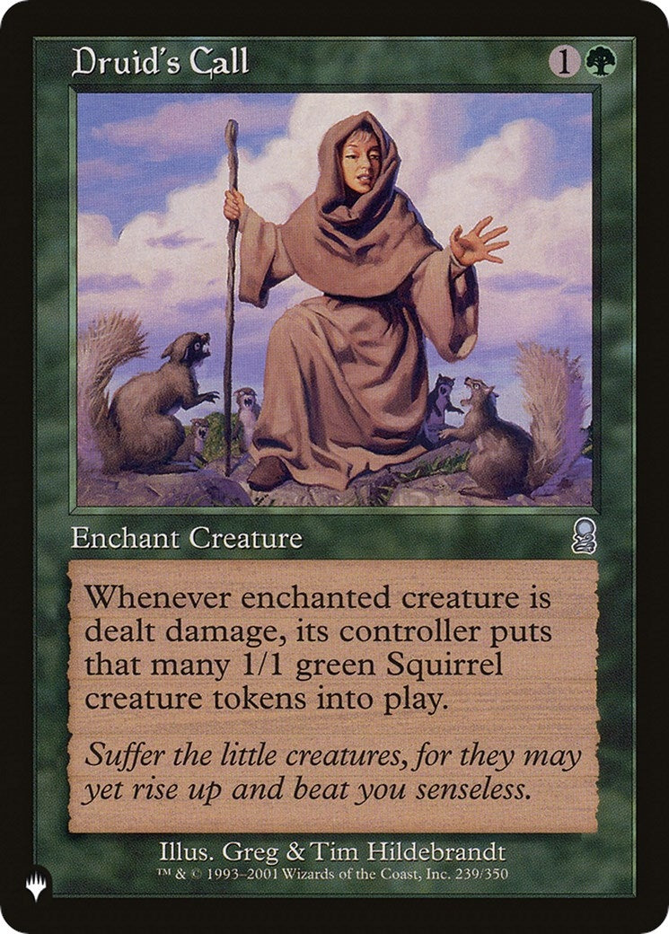 Image for Druid's Call (239/350) - Magic: The Gathering