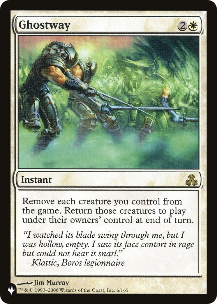 Image for Ghostway (6/165) (LIST) - Magic: The Gathering