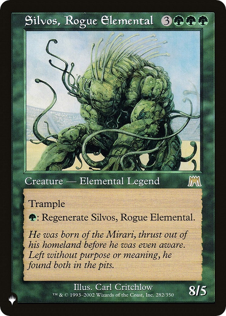 Image for Silvos, Rogue Elemental (282/350) (LIST) - Magic: The Gathering