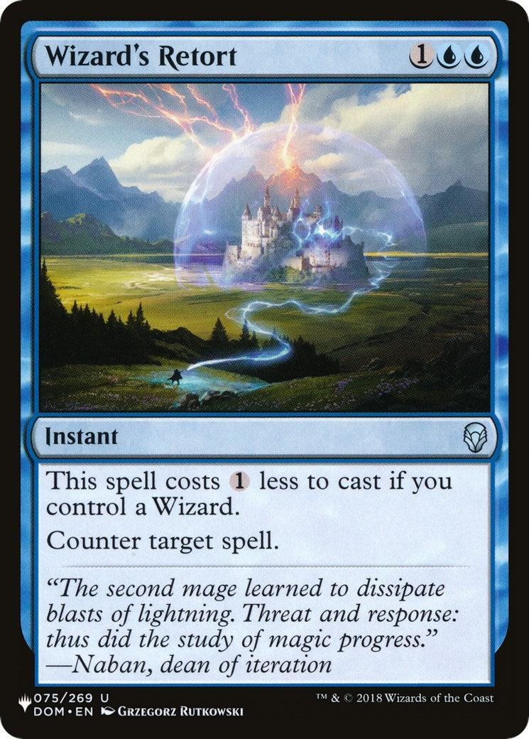 Image for Wizard's Retort (075/269) - Magic: The Gathering