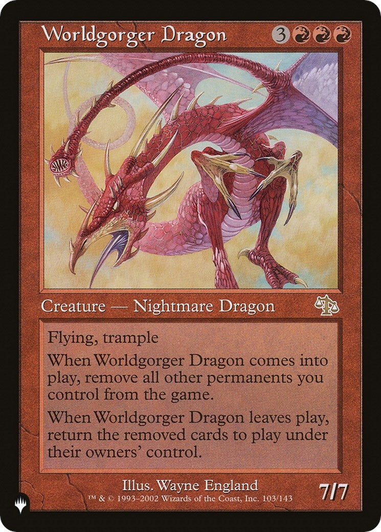 Image for Worldgorger Dragon (103/143) - Magic: The Gathering
