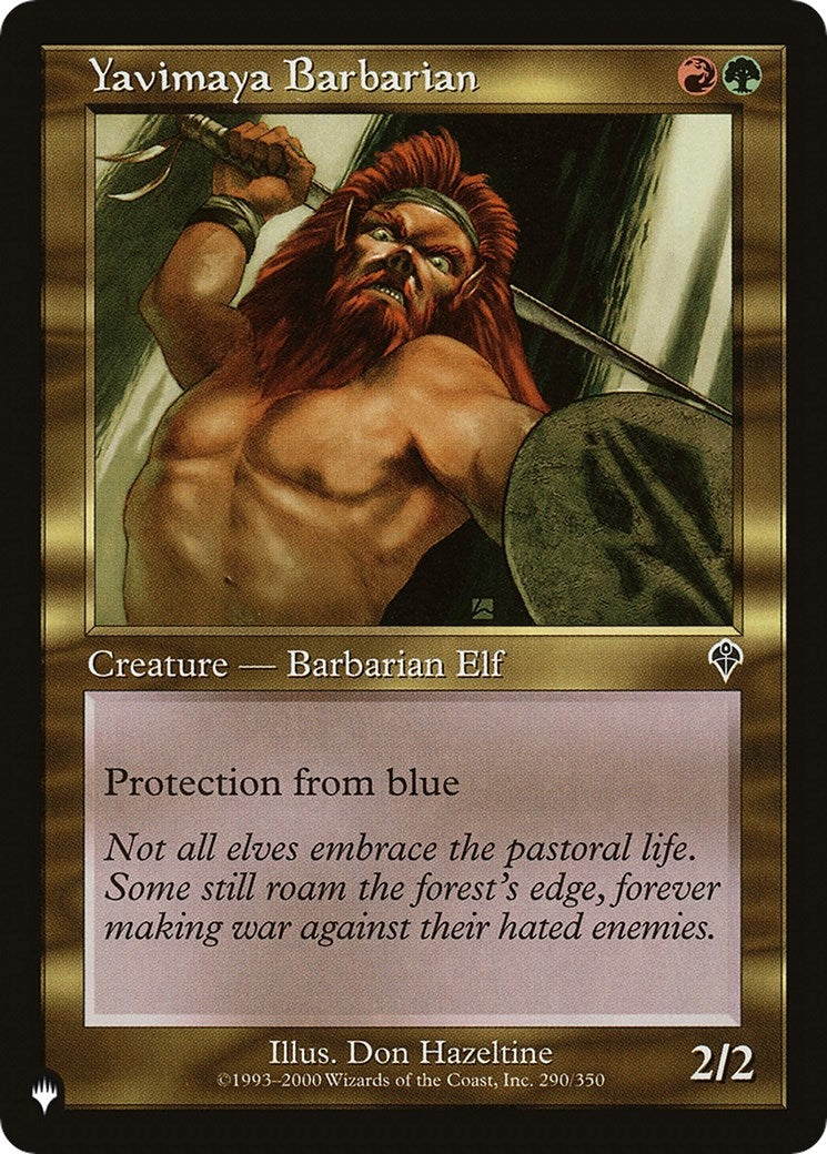 Image for Yavimaya Barbarian (290/350) - Magic: The Gathering