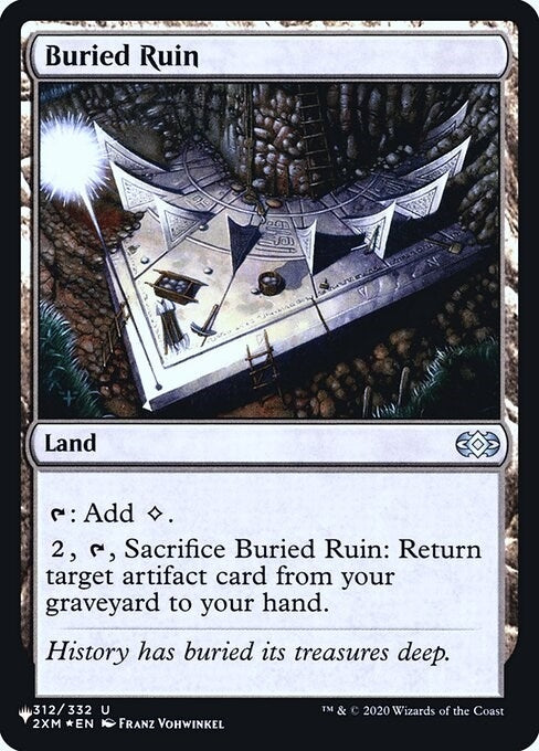 Image for Buried Ruin (312) (LIST) - Magic: The Gathering