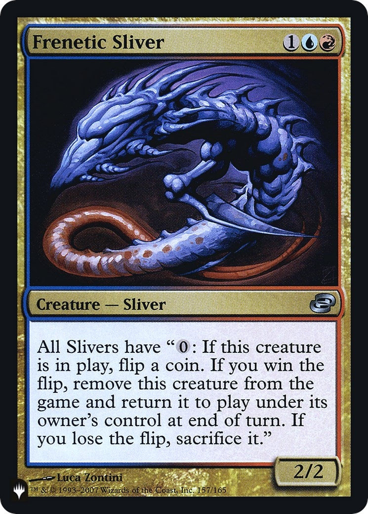 Image for Frenetic Sliver (157) (LIST) - Magic: The Gathering