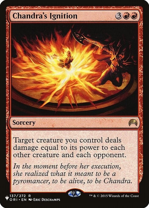 Image for Chandra's Ignition (137) (LIST) - Magic: The Gathering