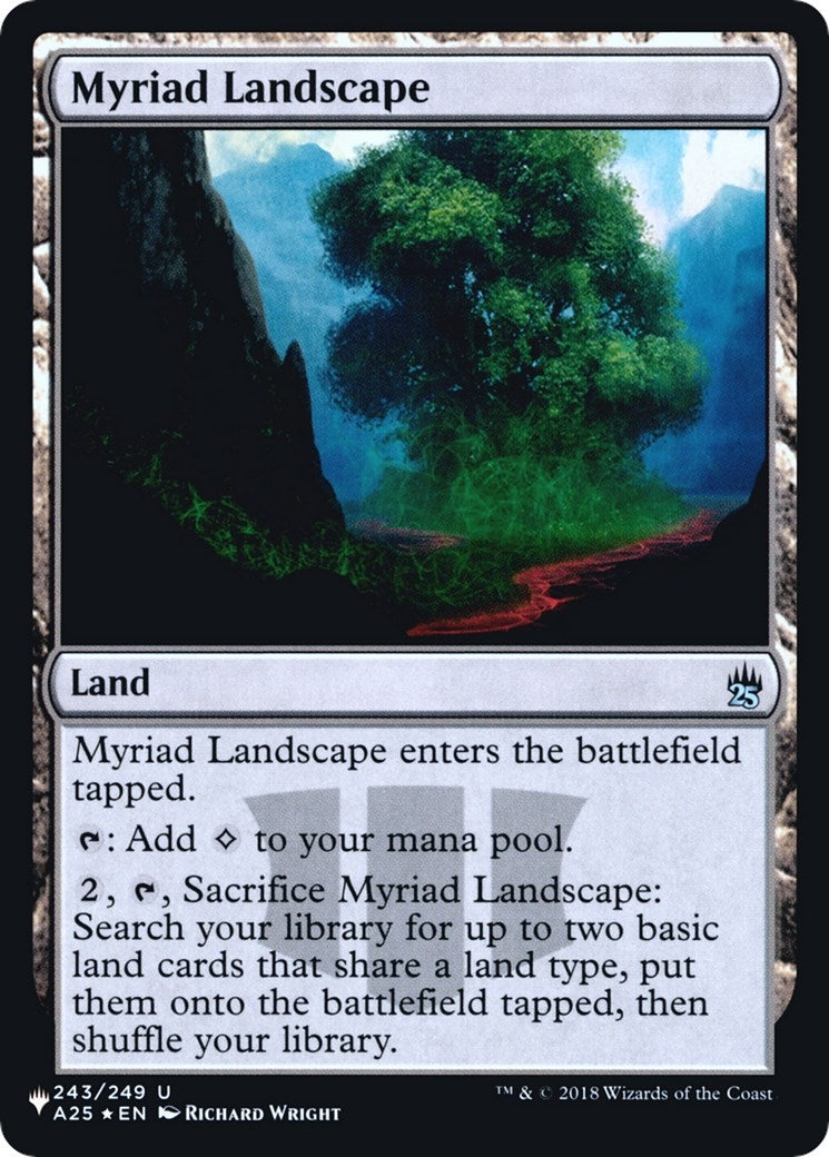 Image for Myriad Landscape (A25) (243) (LIST) - Magic: The Gathering