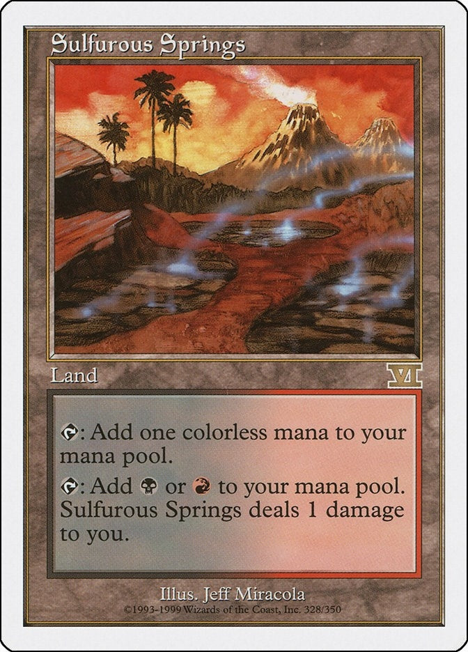 Image for Sulfurous Springs (328) - Magic: The Gathering