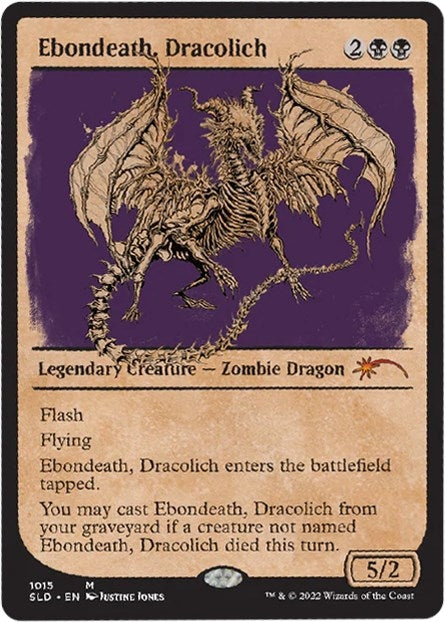 Image for Ebondeath, Dracolich (Showcase) (1014) - Magic: The Gathering