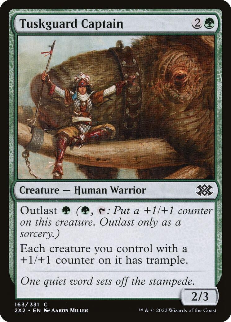 Image for Tuskguard Captain (163) - Magic: The Gathering