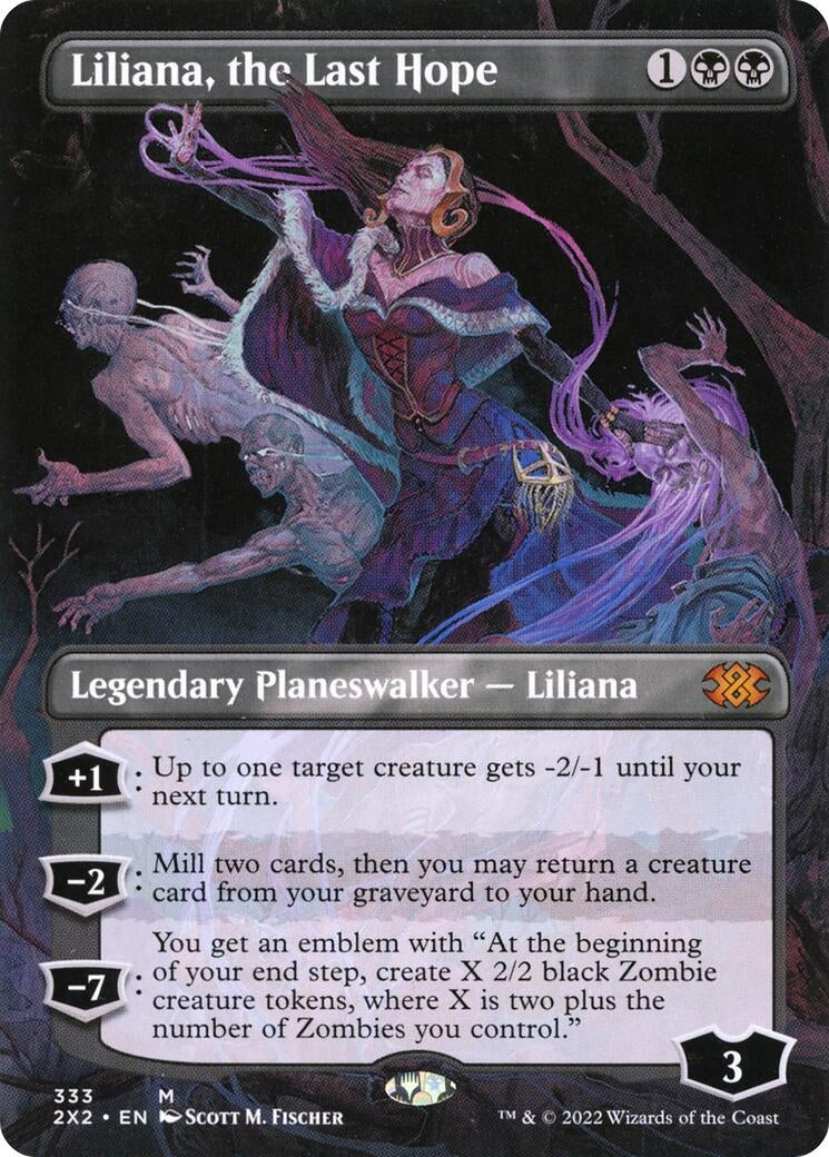 Image for Liliana, the Last Hope (Borderless) (333) - Magic: The Gathering