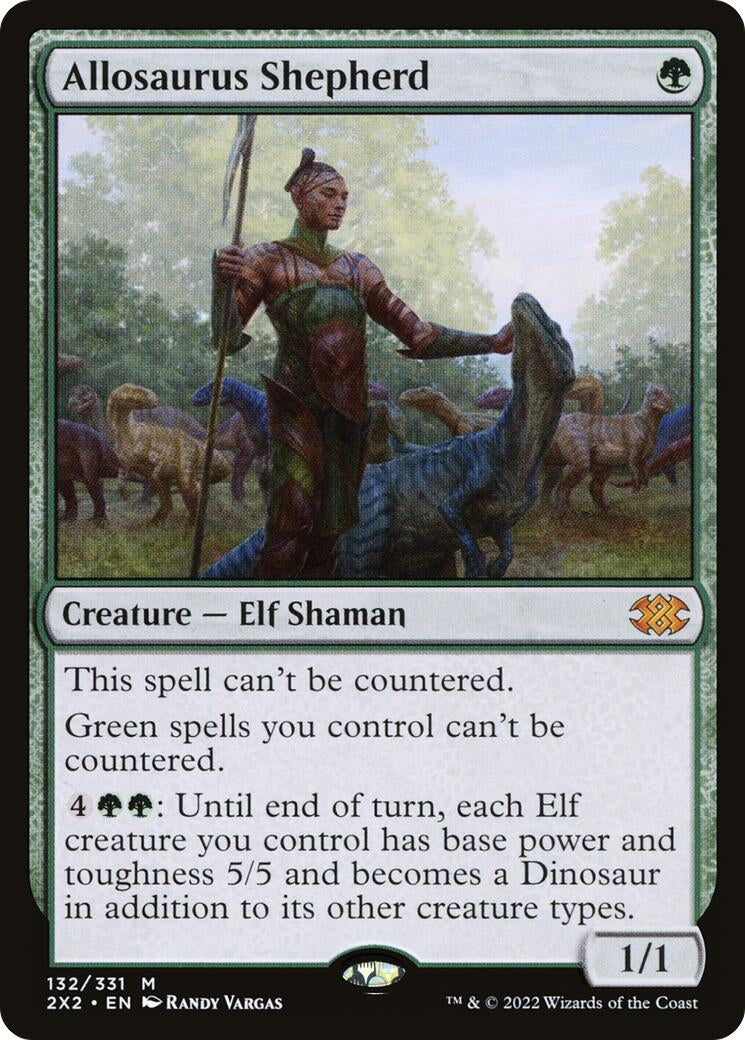 Image for Allosaurus Shepherd (132) (2X2) - Magic: The Gathering