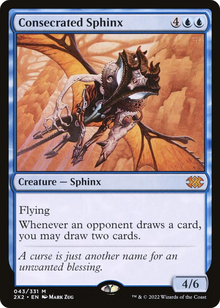 Image for Consecrated Sphinx (43) (2X2) - Magic: The Gathering
