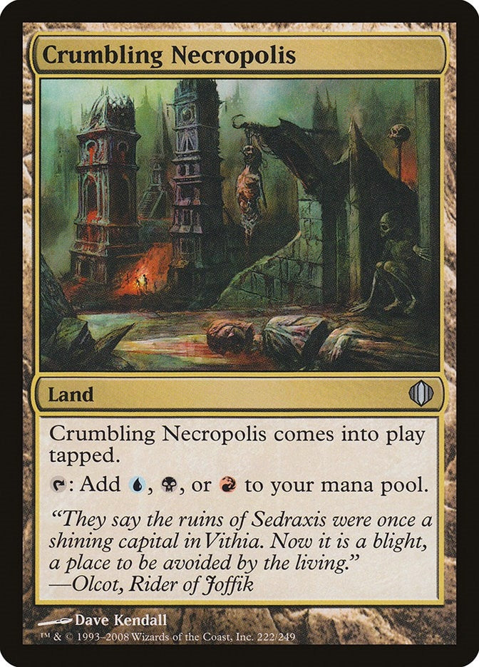 Image for Crumbling Necropolis (222) - Magic: The Gathering