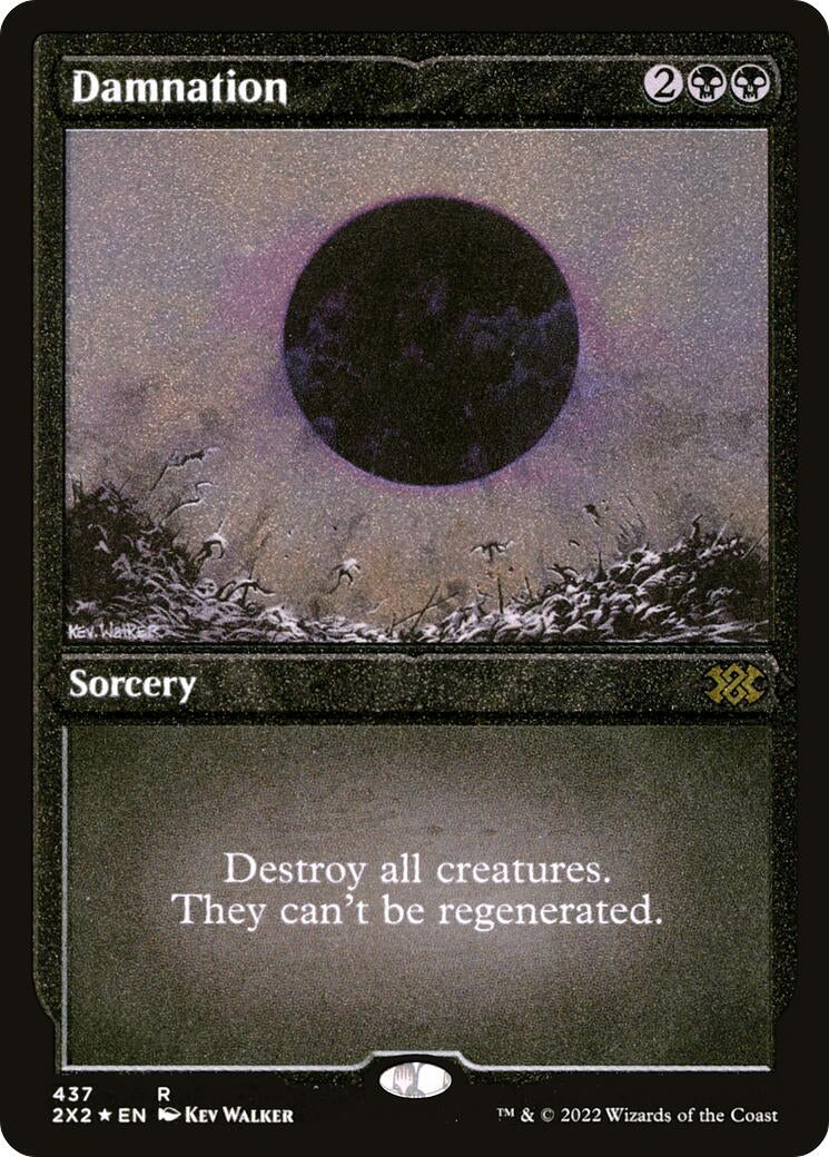 Image for Damnation (Foil Etched) (437) (2X2) - Magic: The Gathering