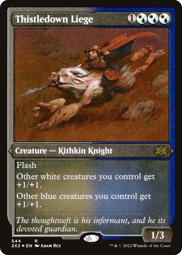 Image for Thistledown Liege (Foil Etched) (544) - Magic: The Gathering