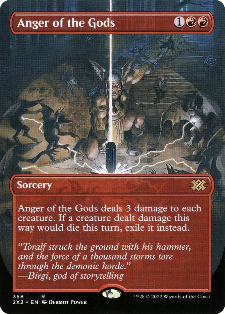 Image for Anger of the Gods (Borderless) (358) (2X2) - Magic: The Gathering