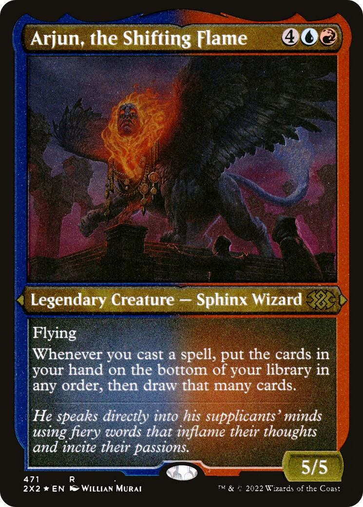 Image for Arjun, the Shifting Flame (Foil Etched) (471) (2X2) - Magic: The Gathering