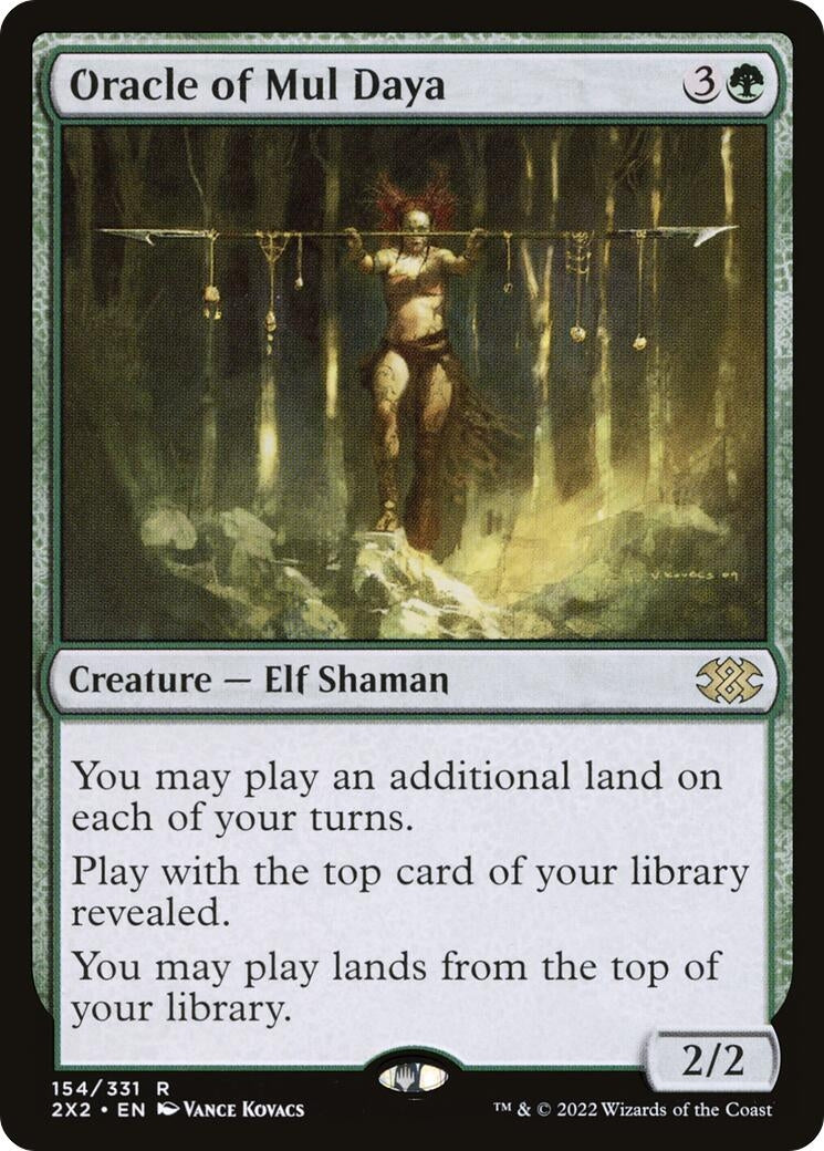 Image for Oracle of Mul Daya (154) (2X2) - Magic: The Gathering
