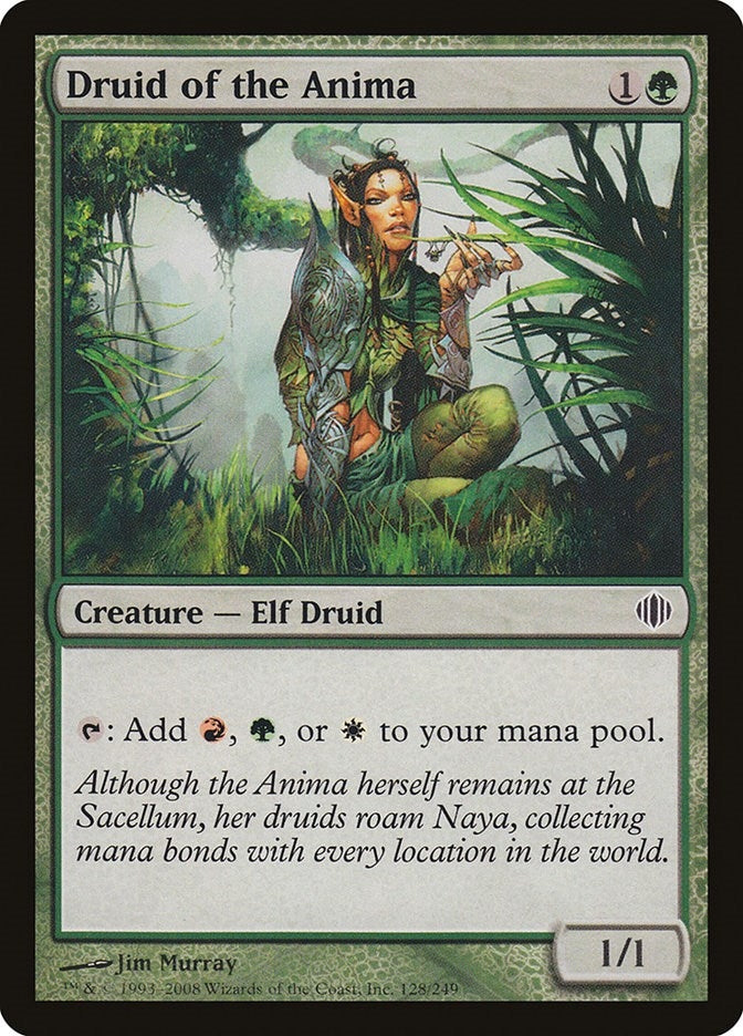 Image for Druid of the Anima (128) - Magic: The Gathering