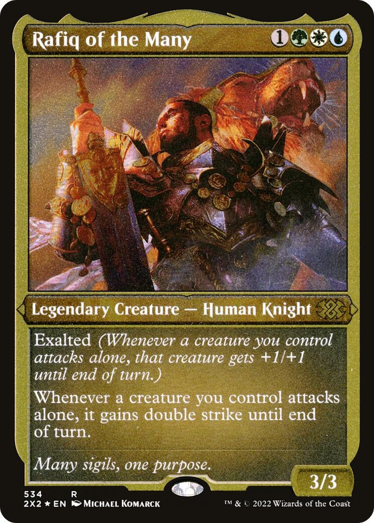 Image for Rafiq of the Many (Foil Etched) (534) (2X2) - Magic: The Gathering