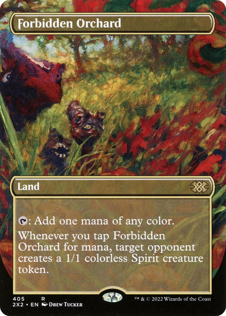 Image for Forbidden Orchard (Borderless) (405) (2X2) - Magic: The Gathering