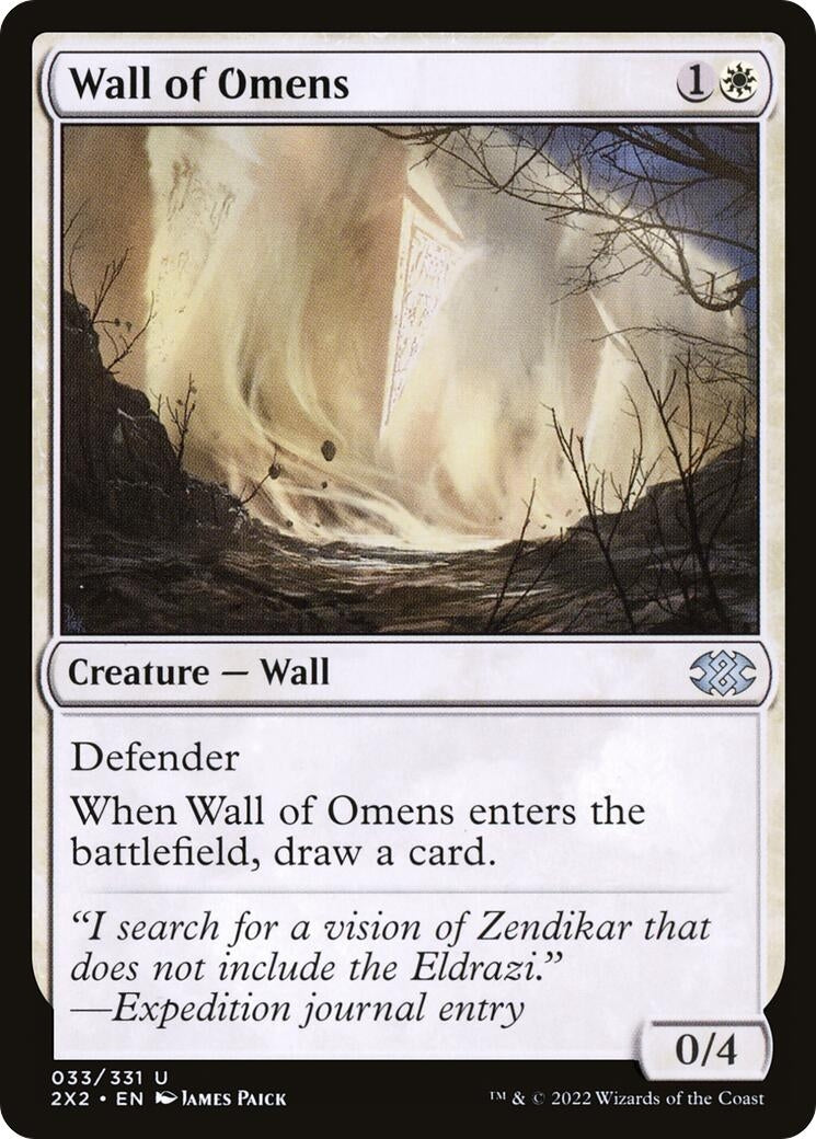 Image for Wall of Omens (33) - Magic: The Gathering