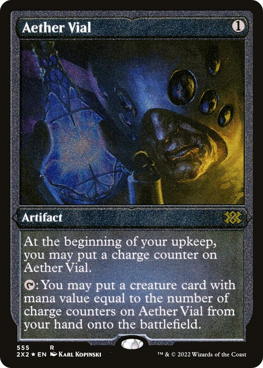 Image for Aether Vial (Foil Etched) (555) (2X2) - Magic: The Gathering