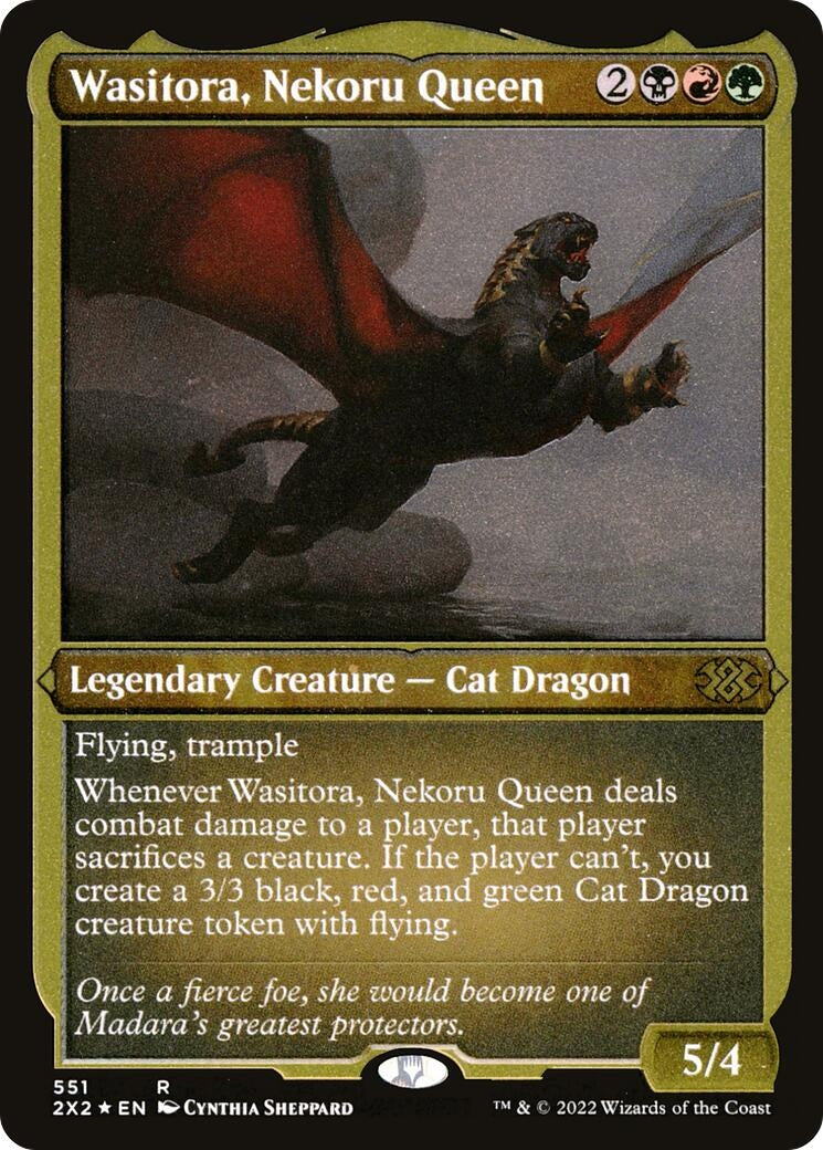 Image for Wasitora, Nekoru Queen (Foil Etched) (551) - Magic: The Gathering