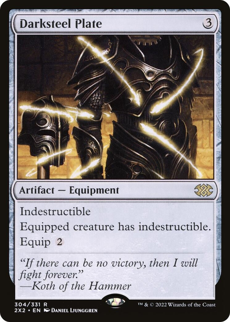 Image for Darksteel Plate (304) - Magic: The Gathering
