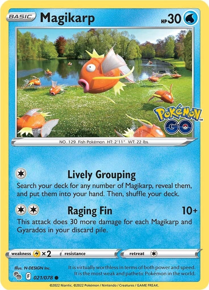 Image for Magikarp (021/078) (PGO) - Pokemon