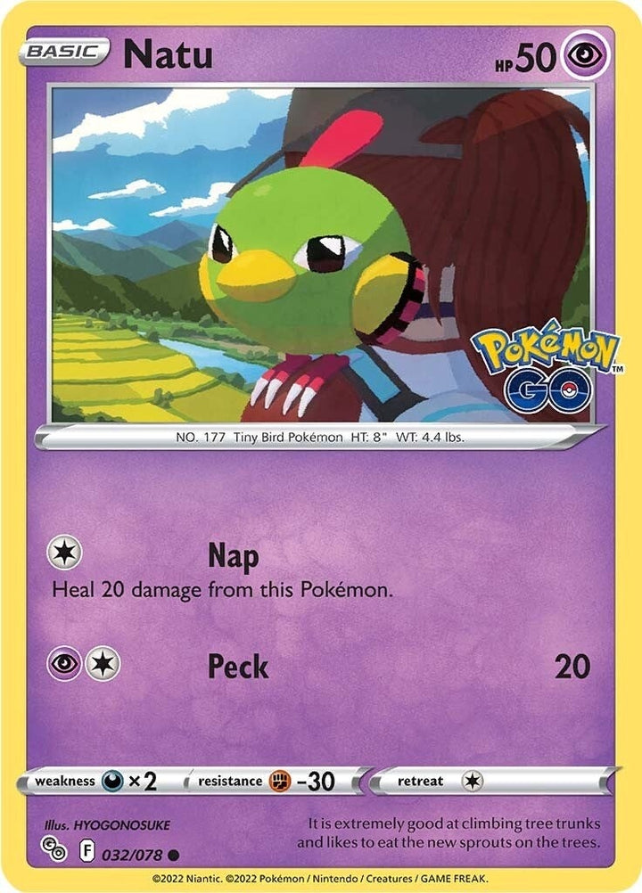 Image for Natu (032/078) (PGO) - Pokemon
